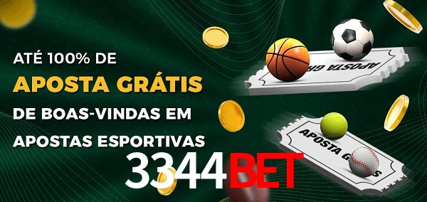 3344BET Ate 100% de Aposta Gratis