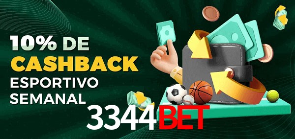 10% de bônus de cashback na 3344BET